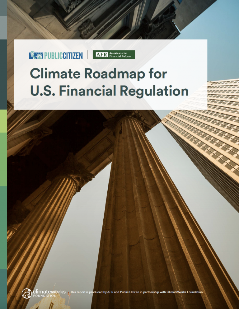 Climate Roadmap For U.S. Financial Regulation - ClimateWorks Foundation